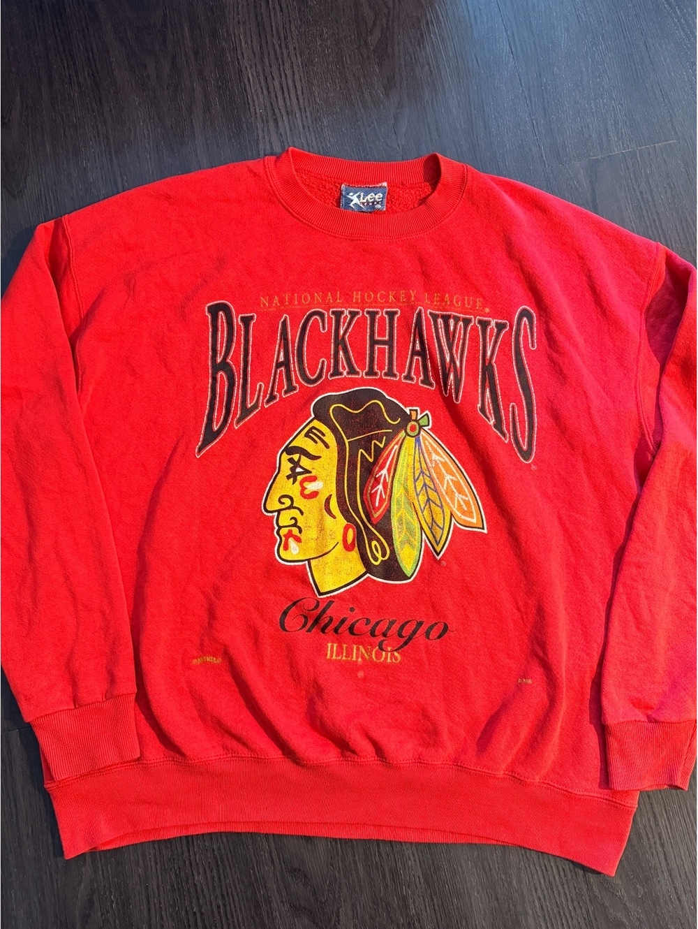 Vintage Nutmeg x Lee Chicago Blackhawks Crewneck